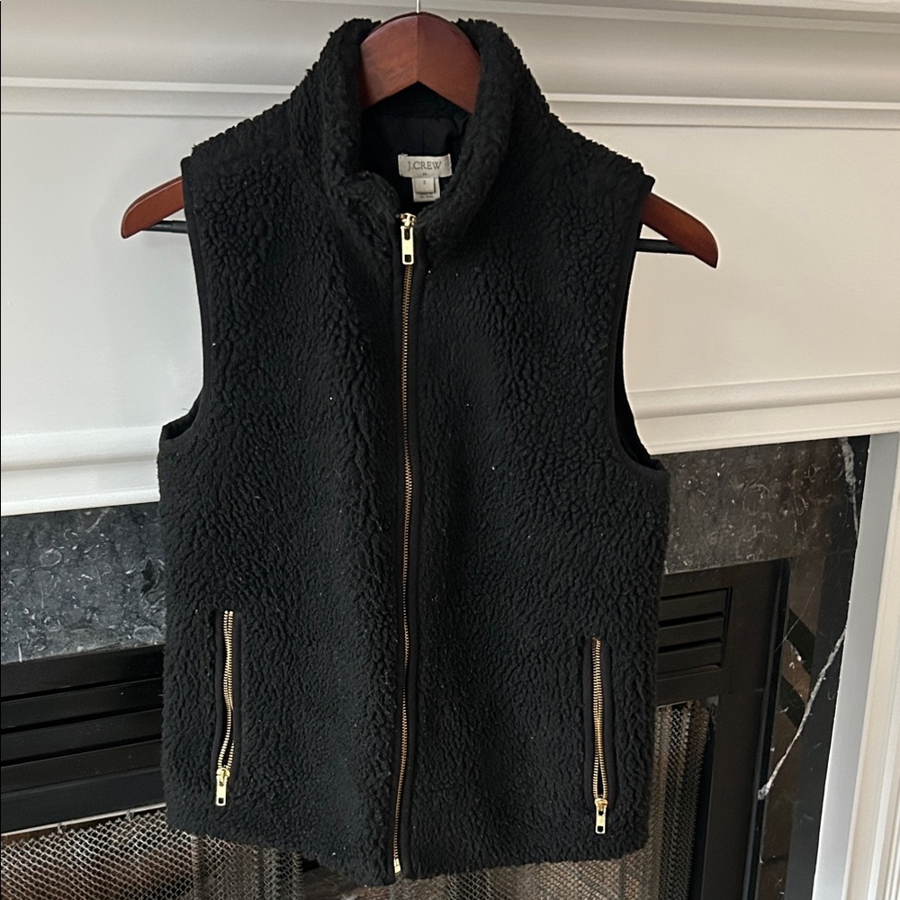 J Crew Sherpa Vest